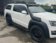 Volkswagen Amarok 2010-2022 Visera de parabrisas para baca DAKAR (LED) foto 4