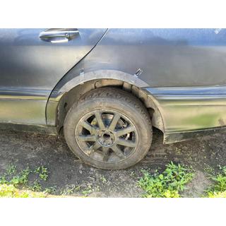 Aletines para guardabarros (4 uds, negros, plástico ABS) foto 4