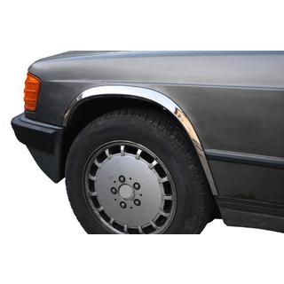 Molduras de aleta 1982-1989 (4 uds, acero inoxidable)