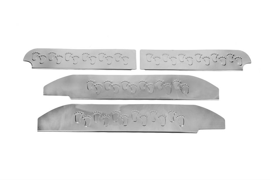Mercedes Viano 2004-2014 Protecciones de umbral interior Carmos V2 acero inoxidable Foto 2