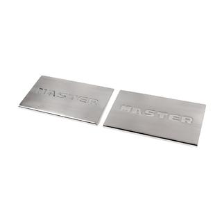 Placas de umbral interiores Carmos V3 (2 uds, acero inoxidable) foto 1