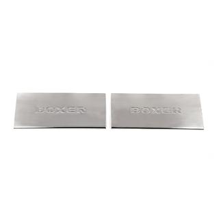 Protecciones de umbral interior Carmos V2 (2 uds, acero inoxidable) Peugeot Boxer 2006-2025 foto 2