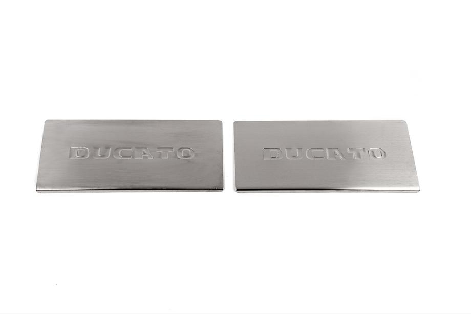 Fiat Ducato 2006-2025 Placas de umbral interiores Carmos V2 (2 uds, acero inoxidable) Foto 2