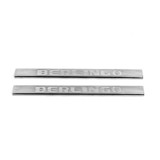 Cubiertas de estribos Carmos V2 acero inoxidable Citroen Berlingo 2008-2018 foto 2