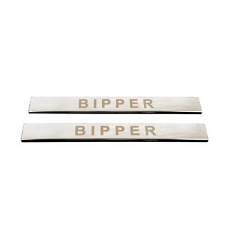 Cubiertas de Umbral Carmos V1 (2 uds, Acero Inoxidable) Peugeot Bipper 2008-2017 foto 2