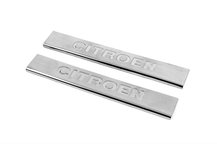 Citroen C-5 2008-2017 Protector de umbral Carmos V3 (2 uds, acero inoxidable) Image