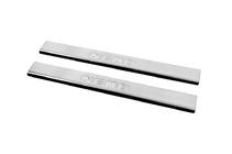 Citroen Nemo 2007-2017 Protector de umbral Carmos V2 (2 uds, acero inoxidable) foto 1