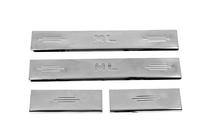 Mercedes ML W164 2005-2011 Protector de umbral de puerta de acero inoxidable Carmos V2 (4 uds) foto 2