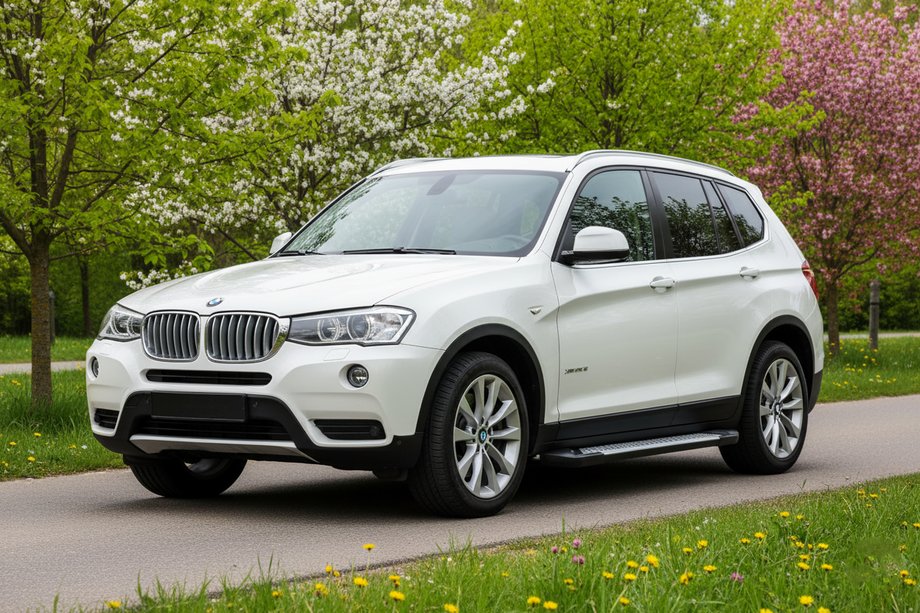 BMW X3 F25 2011-2018 Estribos laterales Allmond Grey (2 uds., aluminio) Image