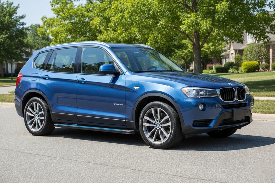 BMW X3 F25 2011-2018 Estribos Laterales Maya Blue (2 uds., Aluminio) Image