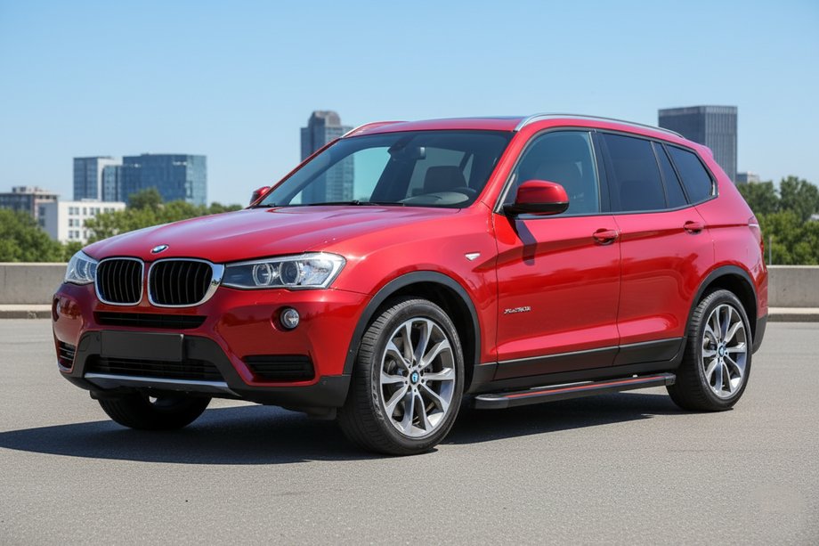 BMW X3 F25 2011-2018 Estribos Laterales Maya Red (2 uds., Aluminio) Image