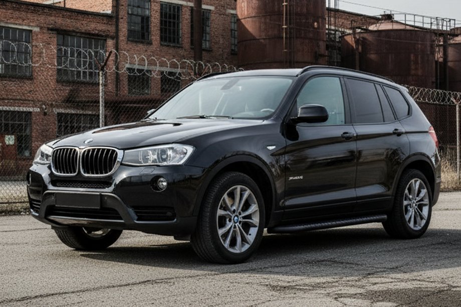 BMW X3 F25 2011-2018 Estribos Laterales Bosphore Black (2 uds., Aluminio) Image