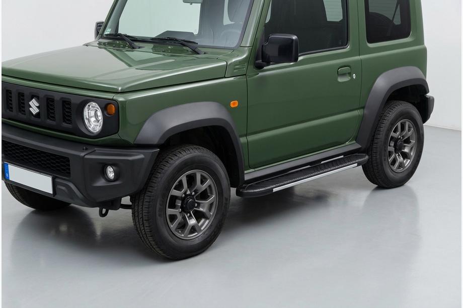 Suzuki Jimny 2018- Estribos Laterales Bosphore Grey (2 uds., Aluminio) Image