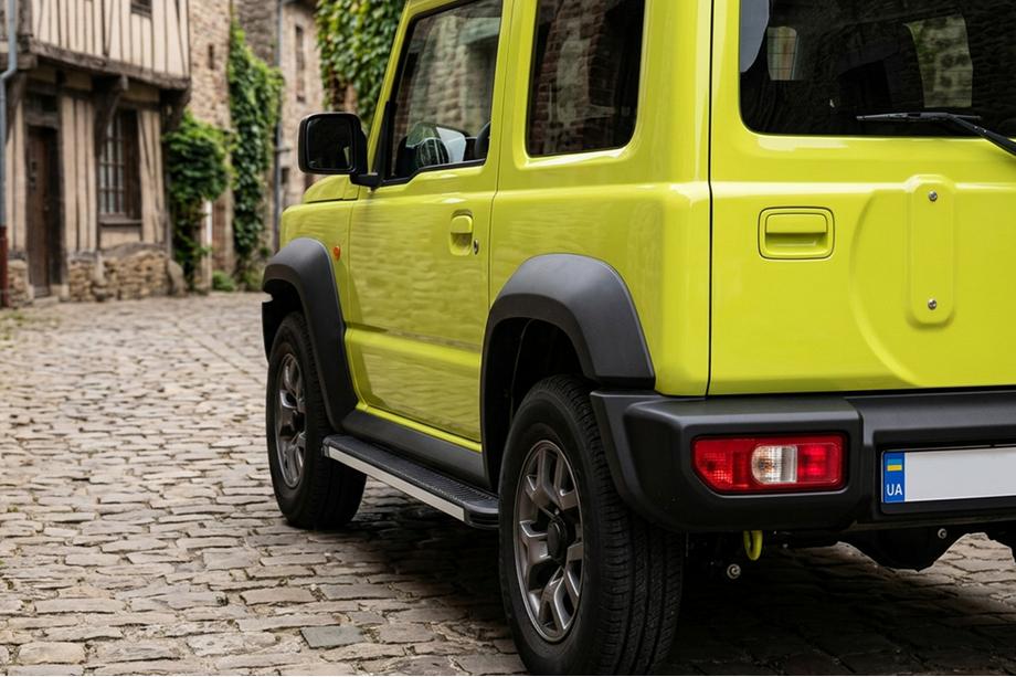 Suzuki Jimny 2018- Estribos Laterales Maya V1 (2 uds., Aluminio) Image