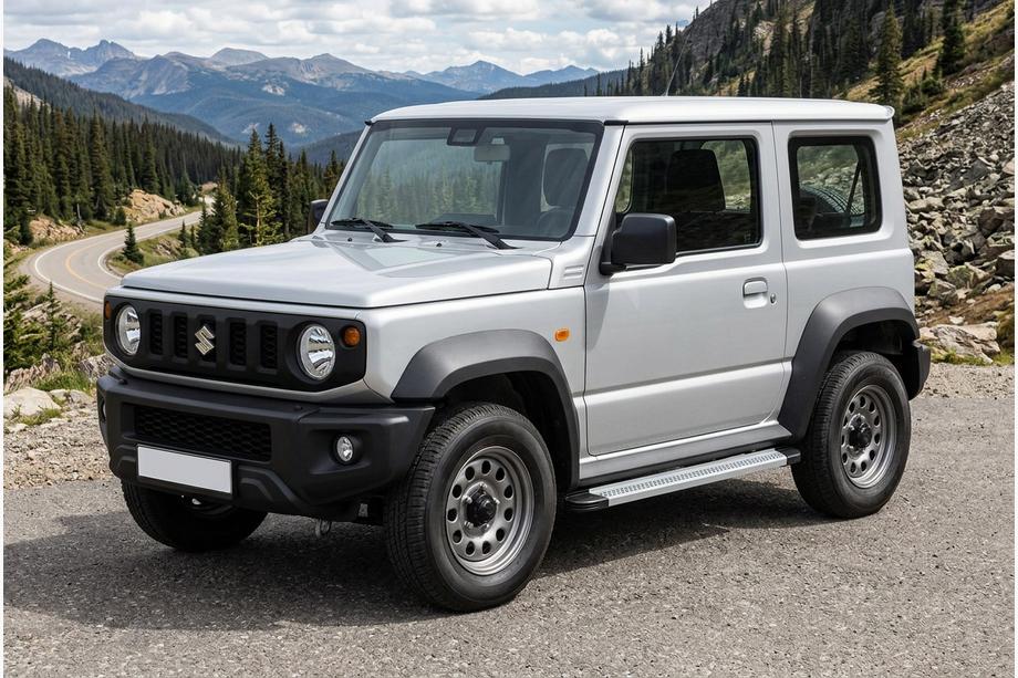 Suzuki Jimny 2018- Estribos Laterales Maya V2 (2 uds., Aluminio) Image