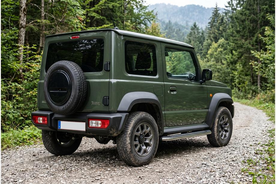 Suzuki Jimny 2018- Estribos Laterales Maydos V2 (2 uds., Aluminio) Image