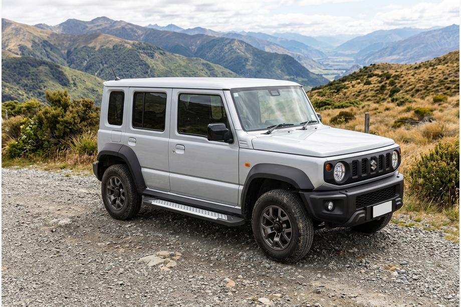 Suzuki Jimny 2018- Estribos laterales Allmond Grey (2 uds., aluminio) Image