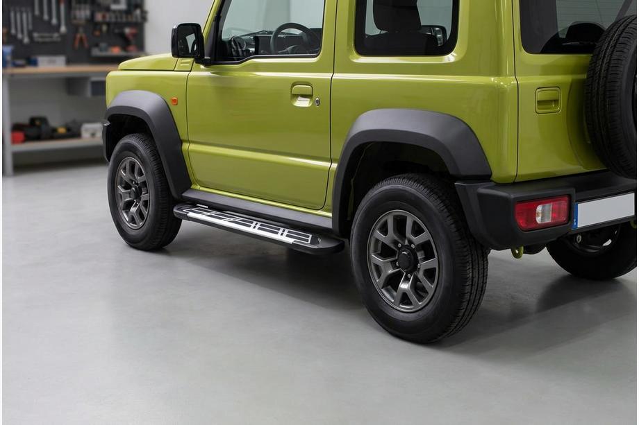 Suzuki Jimny 2018- Estribos Laterales Sunrise (2 uds., Aluminio) Image