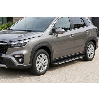 Estribos Laterales Bosphore Grey (2 uds., Aluminio) Suzuki SX4 S-Cross 2021- foto 1