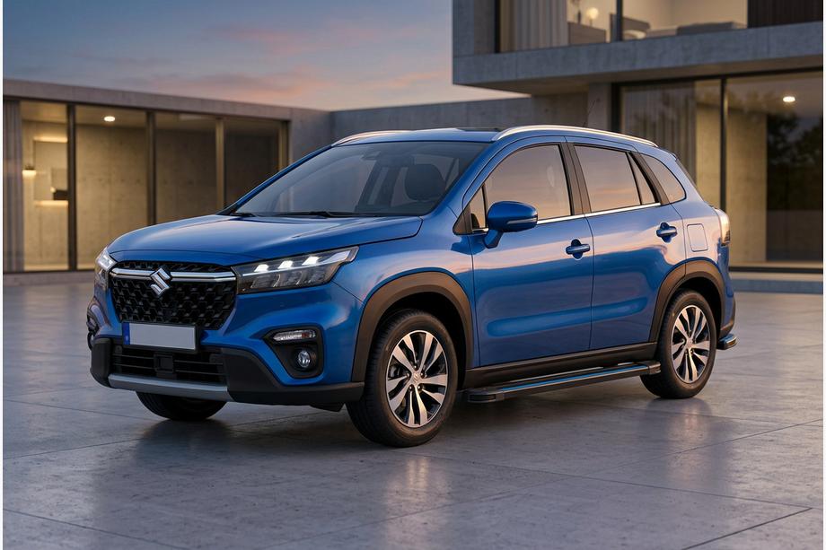 Suzuki SX4 S-Cross 2021- Estribos Laterales Maya Blue (2 uds., Aluminio) Image