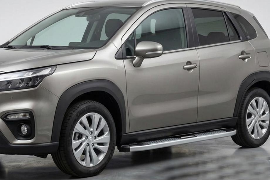 Suzuki SX4 S-Cross 2021- Estribos Laterales Mevsim Grey (2 uds., Aluminio) Image