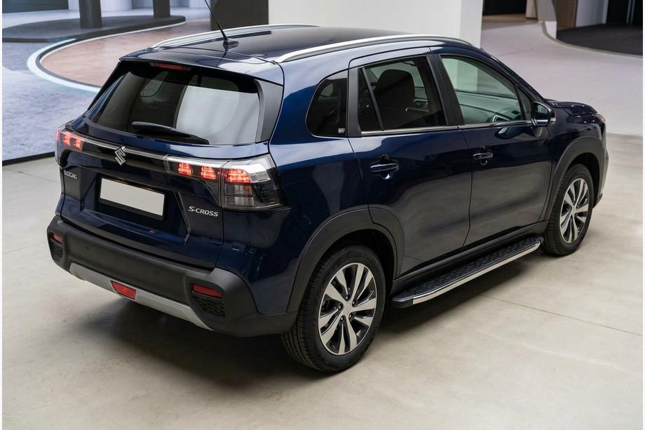 Suzuki SX4 S-Cross 2021- Estribos Laterales BlackLine (2 uds., Aluminio) Image