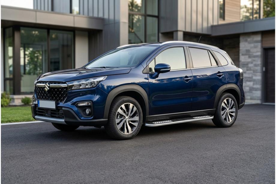 Suzuki SX4 S-Cross 2021- Estribos Laterales Tayga V2 (2 uds., Aluminio) Image