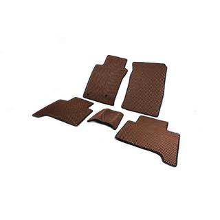 Alfombrillas EVA (2 Filas, Rojo Ladrillo) Toyota Land Cruiser Prado 120 2002-2009 foto 4