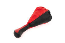 Funda universal de palanca de cambios con pomo (rojo, cuero) foto 1