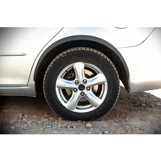 Aletines para aletas (SD-SW) (4 uds, negros, plastico ABS) Mazda 6 2003-2008 foto 2