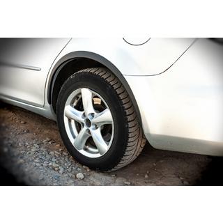 Aletines para aletas (SD-SW) (4 uds, negros, plastico ABS) Mazda 6 2003-2008 foto 3