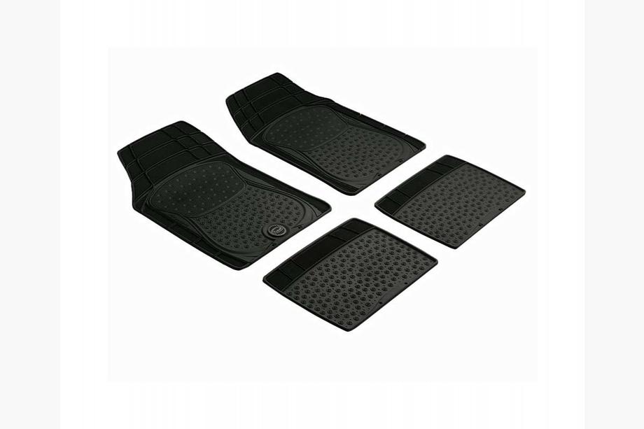 Alfombrillas de goma universales (4 uds, PUFI BUBBLE BASR negras) Image