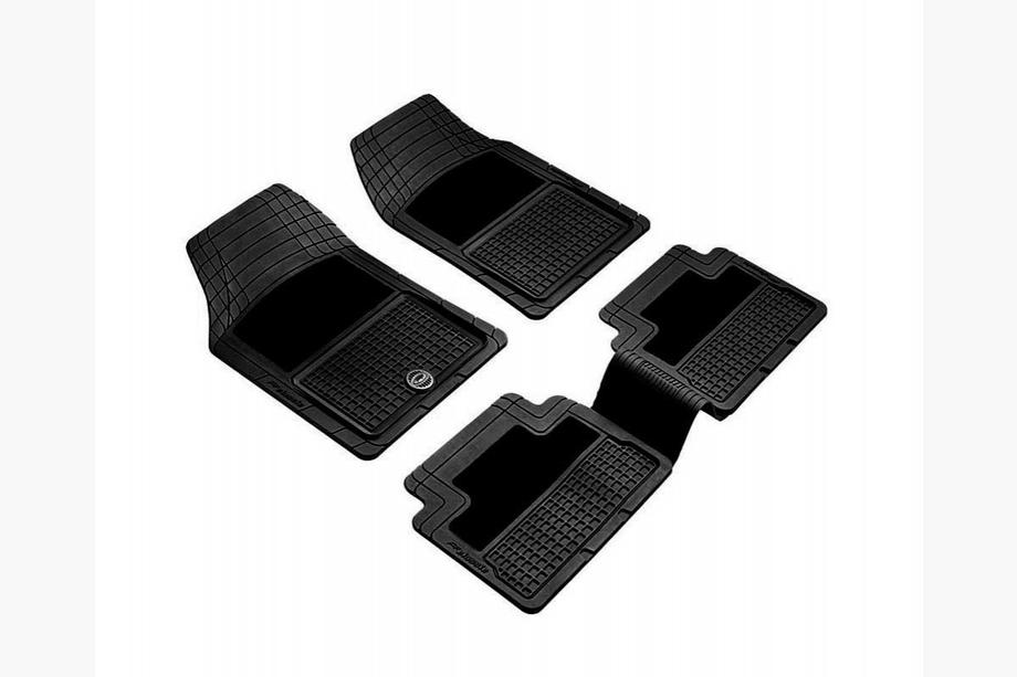 Alfombrillas de goma universales (4 uds., PUFI CLASSIC HB PLUS, negras) Image