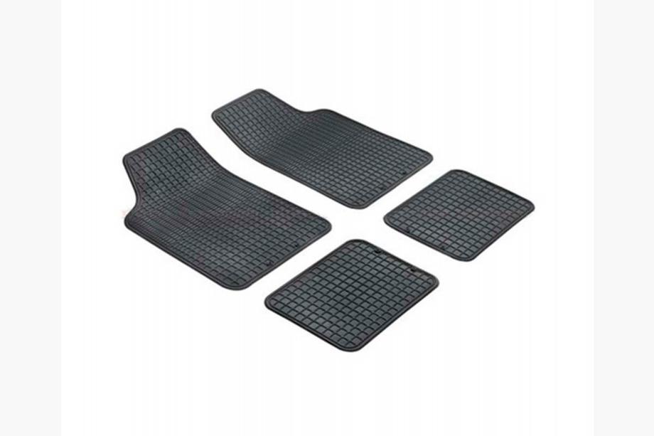 Alfombrillas de goma universales (4 uds, PUFI CLASSIC, negras) Image