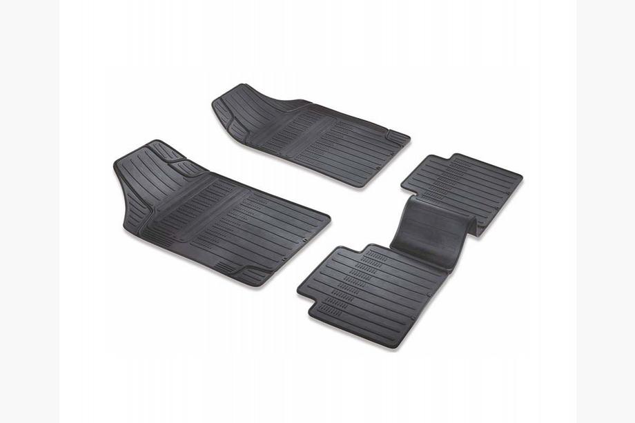 Alfombrillas universales de coche (4 uds, PUFI LINE, negras) Image
