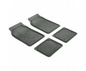 Alfombrillas universales de coche (4 uds, PUFI Ural, negras) foto 1