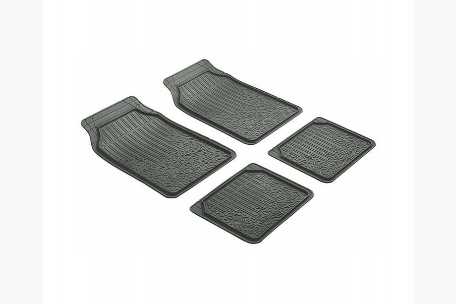 Alfombrillas universales de coche (4 uds, PUFI Ural, negras) Image