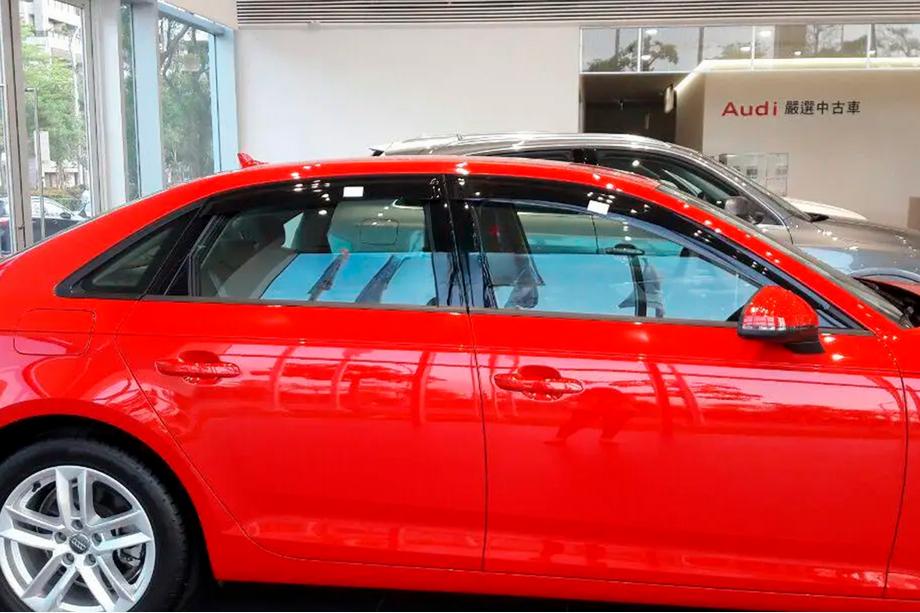 Audi A4 B9 2015-2024 Deflectores de viento para ventanas Sedan (4 uds, HIC) Image