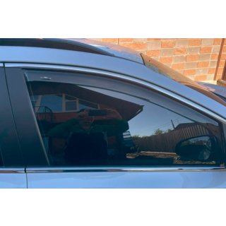 Deflectores de ventana encastrables (4 uds, HIC) Kia Sportage 2015-2021 foto 1