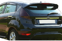 Ford Fiesta 2008-2017 Moldura de maletero acero inoxidable foto 2