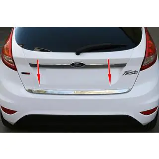 Moldura de maletero acero inoxidable Ford Fiesta 2008-2017 foto 3