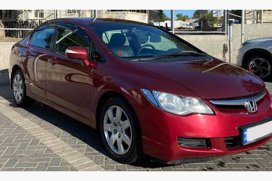 Honda Civic Sedan VIII 2006-2011 Deflectores de Ventana (4 uds., Sunplex Sport) Foto 4