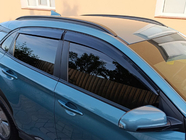 Hyundai Kona 2017-2023 Deflectores de Ventana (4 uds., Sunplex Sport) foto 1