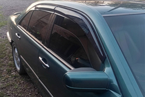 Mercedes E-class W210 1995-2002 Deflectores de Ventana SD (4 uds, Sunplex Sport) foto 4