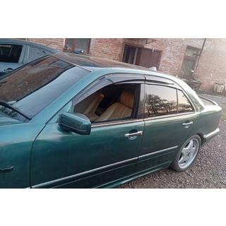 Deflectores de Ventana SD (4 uds, Sunplex Sport) Mercedes E-class W210 1995-2002 foto 2