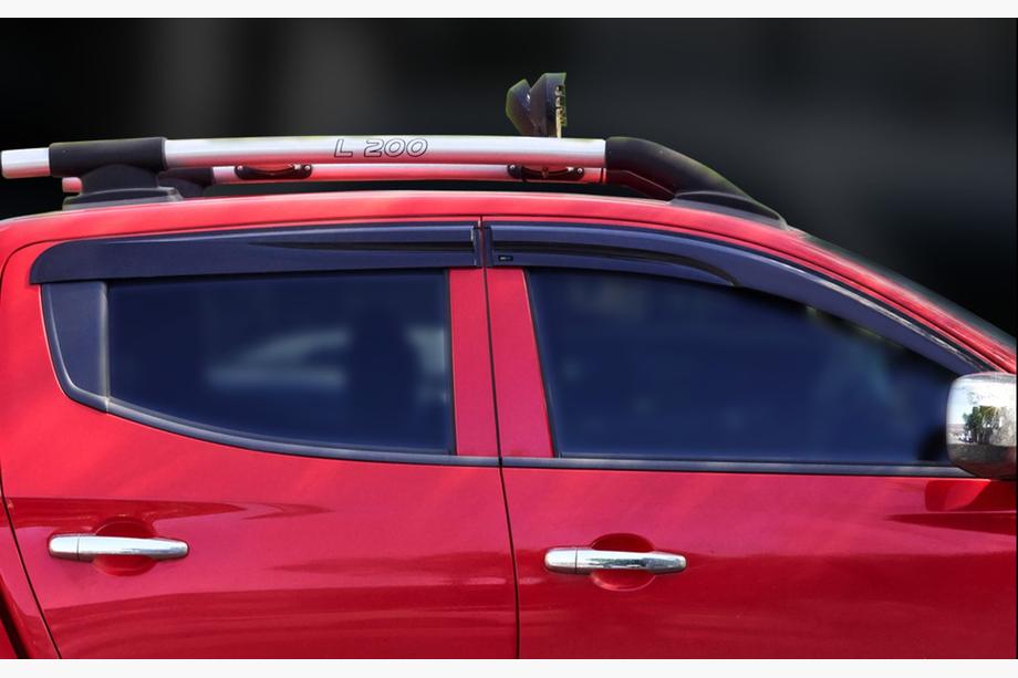 Mitsubishi L200 2006-2015 Deflectores de Ventana (4 uds., Sunplex Sport) Foto 5