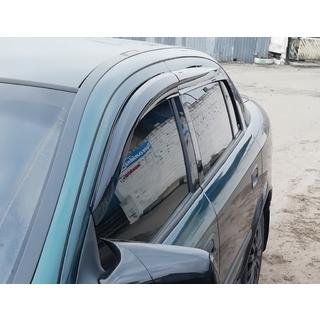 Deflectores de Ventana SD/HB (4 uds, Sunplex Sport) Opel Astra G classic 1998-2012 foto 2