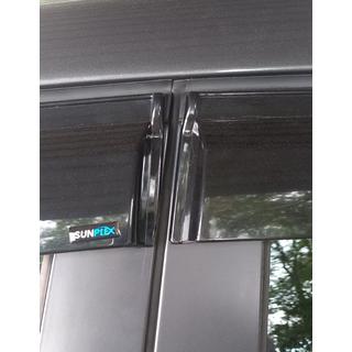 Deflectores de Ventana HB/SD (4 uds, Sunplex Sport) Opel Astra J 2009-2015 foto 3