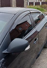 Renault Fluence 2009-2016 Deflectores de Ventana (4 uds., Sunplex Sport) foto 5