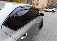 Skoda Octavia III A7 2013-2019 Deflectores de viento Liftback (4 uds, Sunplex Sport) foto 4